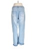 Halara Chevron-herringbone Blue Jeans Size M - photo 2