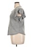 Ann Taylor LOFT Gray Short Sleeve Top Size XL - photo 5