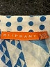 Oliphant Blue 3/4 Sleeve Blouse Size XS - photo 4
