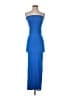 Wolford Solid Blue Casual Dress Size S - photo 1