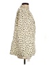 Parentezi 100% Tencel Polka Dots Gold Blazer Size S - photo 4