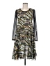 Sun Light Graphic Gray Cocktail Dress Size Med (2) - photo 1