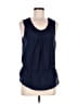 Willi Smith 100% Polyester Blue Sleeveless Blouse Size M - photo 1