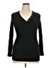 Torrid Black Long Sleeve Henley Size 1X Plus (1) - photo 1