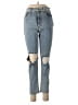 REVICE Hearts Blue Jeans Size 28 waist - photo 1
