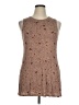 Logo Layers Tweed Brown Casual Dress Size XL - photo 1
