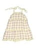 tullabee Checkered-gingham Yellow Dress Size 6 - photo 1
