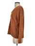 C&C California 100% Cotton Solid Brown Pullover Sweater Size S - photo 5