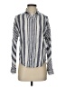 Rails Stripes Silver Long Sleeve Button-Down Shirt Size XS - photo 1