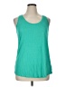Maison Jules 100% Rayon Green Tank Top Size XL - photo 1