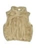 Thereabouts 100% Polyester Tan Faux Fur Vest Size 6 - photo 1