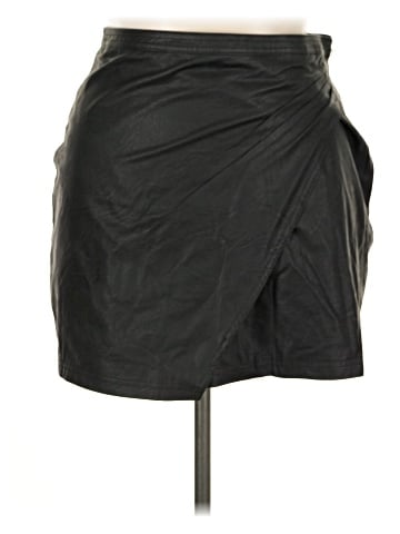 Shinestar Faux Leather Skirt (view 1)