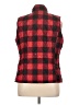 Relativity 100% Fiber Plaid Red Vest Size XL - photo 2