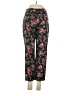 Sugar Lips 100% Polyester Floral Black Casual Pants Size XS - photo 1