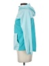Columbia 100% Polyester Color Block Teal Windbreaker Size 14 - photo 5