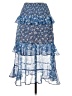 Majorelle 100% Polyester Blue Casual Skirt Size S - photo 2