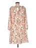 Maison Jules 100% Polyester Floral Ivory Casual Dress Size 6 - photo 2