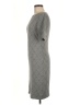 Mango Argyle Gray Casual Dress Size 6 - photo 5