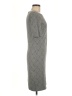 Mango Argyle Gray Casual Dress Size 6 - photo 4