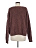 Pink Rose Brown Pullover Sweater Size L - photo 2