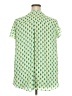 Cato 100% Polyester Green Short Sleeve Henley Size 18 - photo 2