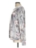 Cupio Floral Silver Pullover Sweater Size L - photo 5