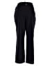 Lands' End Solid Black Track Pants Size L (petite) - photo 2