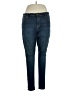 Jordache Solid Blue Jeans Size 16 - photo 1