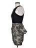 Bebe 100% Polyester Graphic Black Cocktail Dress Size XS - photo 5