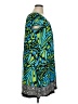 Apt. 9 Print Teal Green Casual Dress Size 1X - photo 4