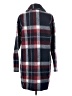 Tahari Plaid Red Coat Size S - photo 2