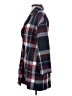 Tahari Plaid Red Coat Size S - photo 5