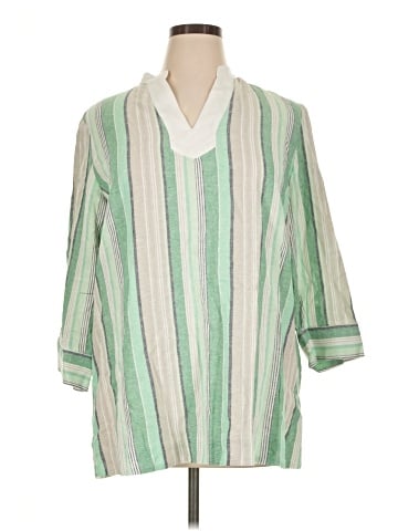 Kasper 3/4 Sleeve Blouse (view 1)