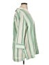 Kasper Stripes Green 3/4 Sleeve Blouse Size XL - photo 4