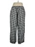 Old Navy Checkered-gingham Ivory Linen Pants Size XL - photo 2