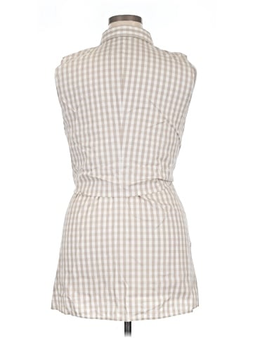 Lafayette 148 New York Sleeveless Button-Down Shirt (view 2)