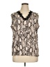 Nine West 100% Polyester Ivory Sleeveless T-Shirt Size XL - photo 1