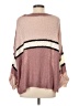 La Miel 100% Acrylic Color Block Pink Pullover Sweater Size S - photo 2