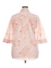 Roaman's Hearts Orange 3/4 Sleeve Button-Down Shirt Size 20 - photo 2