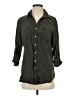 Millau Gray 3/4 Sleeve Button-Down Shirt Size S - photo 1