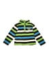 Carter's 100% Polyester Stripes Green Fleece Jacket 12-18 MO / 18 MO - photo 1