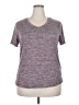 Avia Tweed Burgundy Active T-Shirt Size 20 - photo 1