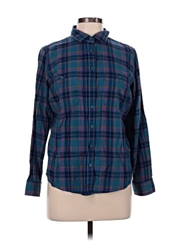 St. John's Bay Long Sleeve Button-Down Shirt (view 1)