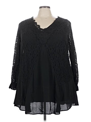 Roaman's Long Sleeve Blouse (view 1)
