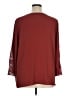 Joan Rivers Burgundy 3/4 Sleeve Top Size XL - photo 2