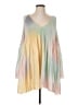 Wildfox 100% Polyester Tie-dye Yellow Casual Dress Size Sm (1 or S) - photo 1