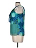 Adiva 100% Polyester Teal Sleeveless Blouse Size M - photo 5