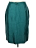 Le Suit Solid Teal Formal Skirt Size 14 - photo 2
