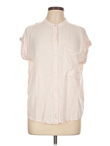 CALVIN KLEIN JEANS Short Sleeve Button-Down Shirt (view 1)