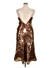 Halston 100% Polyester Brown Cocktail Dress Size 14 - photo 2